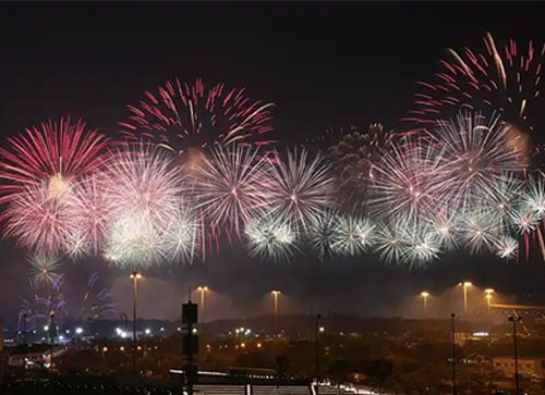 永新县焰火晚会